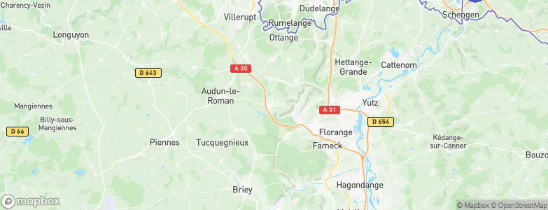 Fontoy, France Map