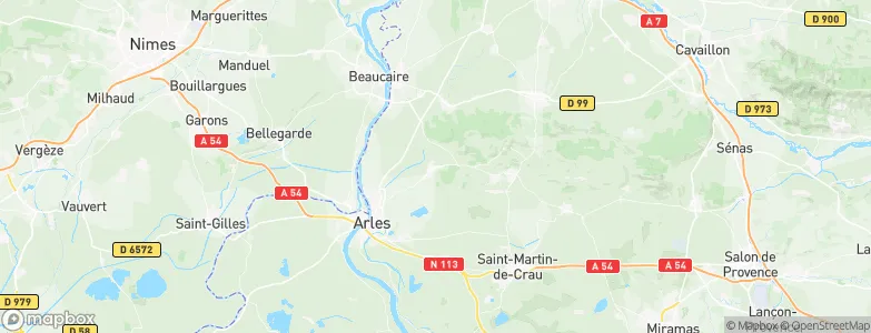 Fontvieille, France Map