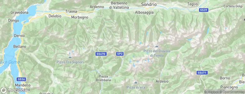 Foppolo, Italy Map