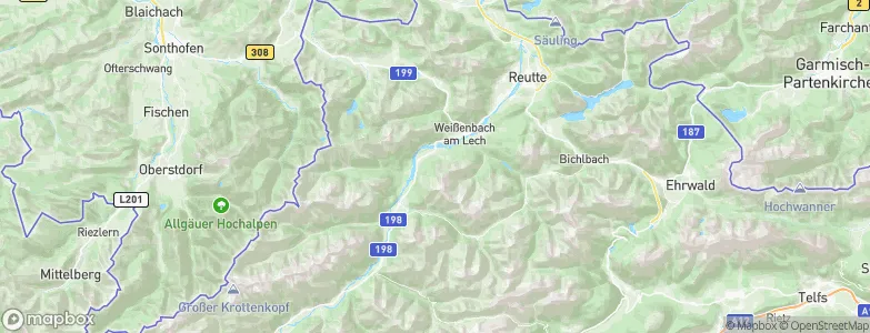 Forchach, Austria Map