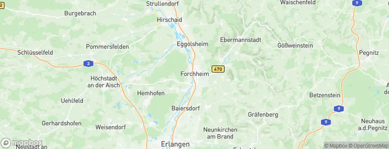 Forchheim, Germany Map