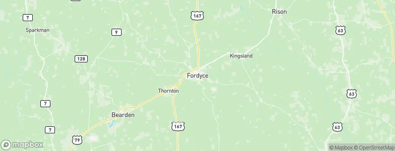 Fordyce, United States Map