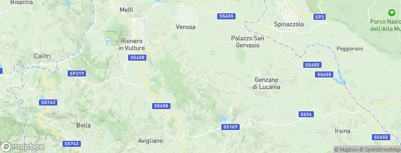 Forenza, Italy Map