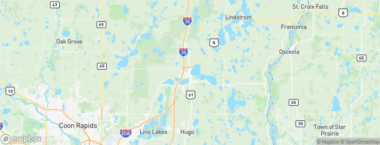 Forest Lake, United States Map