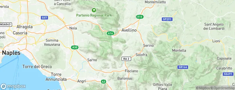 Forino, Italy Map
