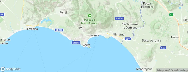 Formia, Italy Map