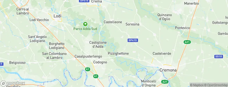 Formigara, Italy Map