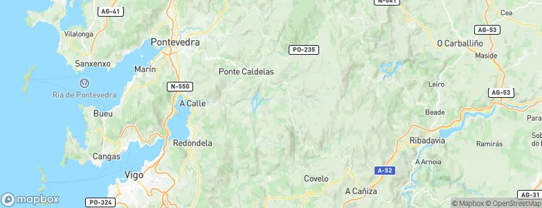 Fornelos de Montes, Spain Map