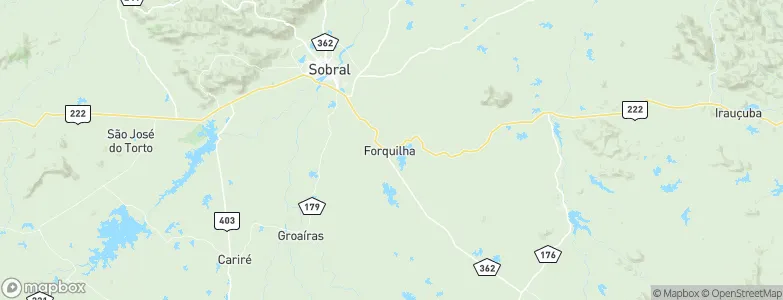Forquilha, Brazil Map