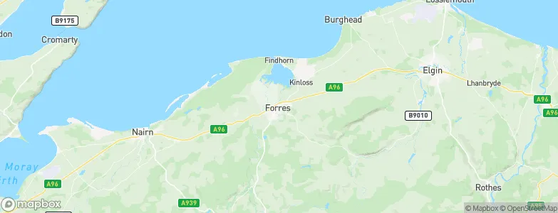Forres, United Kingdom Map