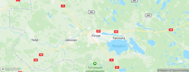 Forssa, Finland Map