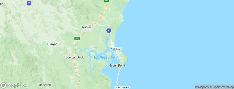 Forster, Australia Map