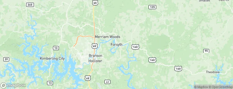 Forsyth, United States Map