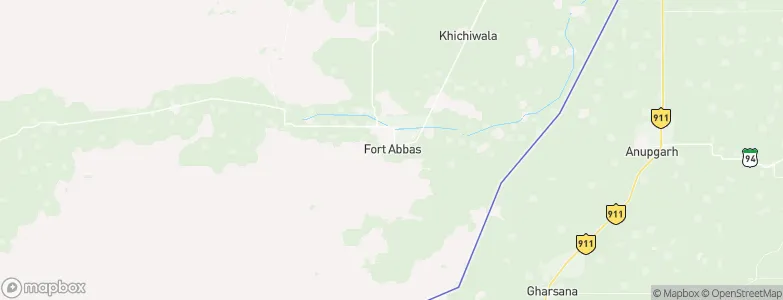 Fort Abbas, Pakistan Map