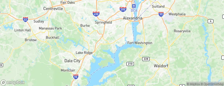 Fort Belvoir, United States Map