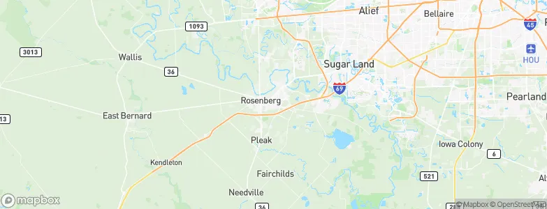 Fort Bend, United States Map