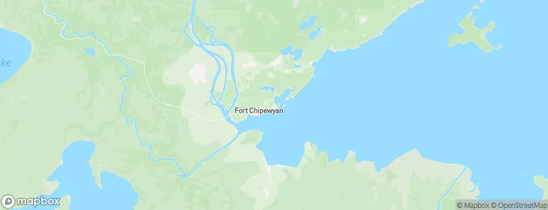 Fort Chipewyan, Canada Map