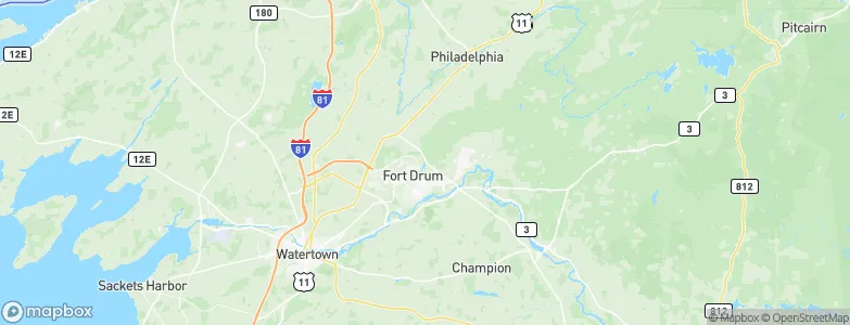 Fort Drum, United States Map