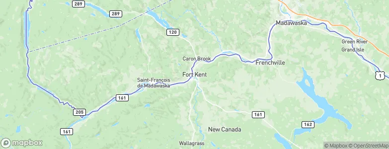 Fort Kent, United States Map