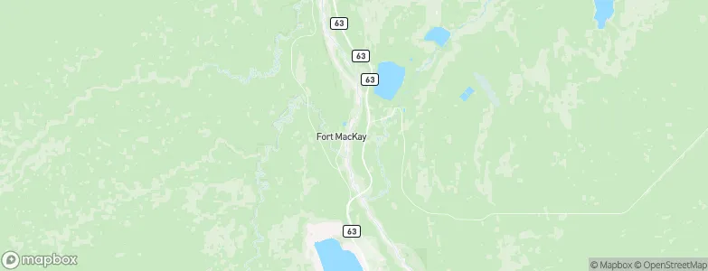 Fort MacKay, Canada Map