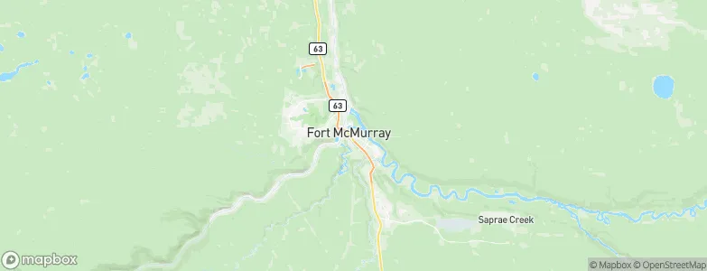 Fort McMurray, Canada Map