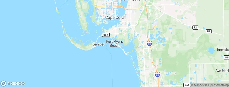 Fort Myers Beach, United States Map