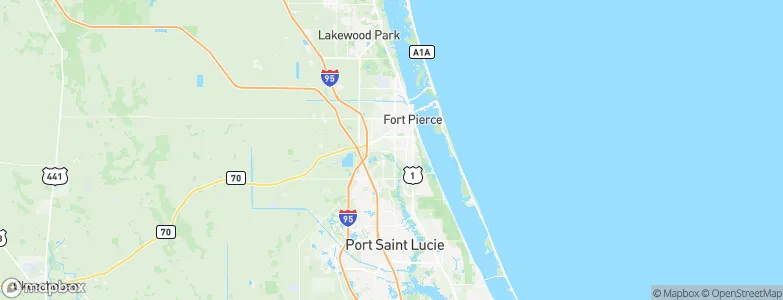Fort Pierce South, United States Map