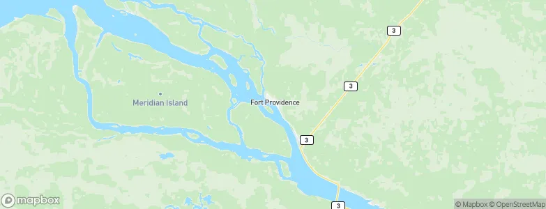 Fort Providence, Canada Map