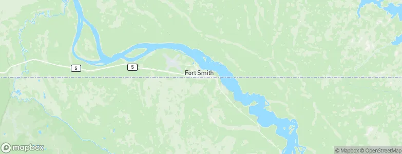 Fort Smith, Canada Map