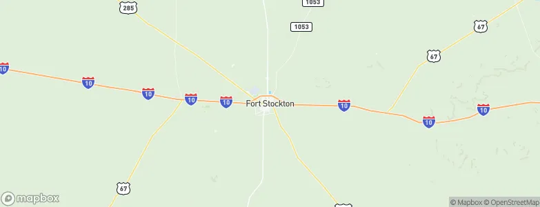 Fort Stockton, United States Map