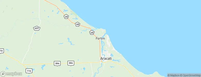 Fortim, Brazil Map