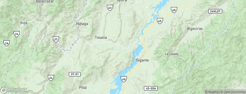 Fosfaco, Colombia Map