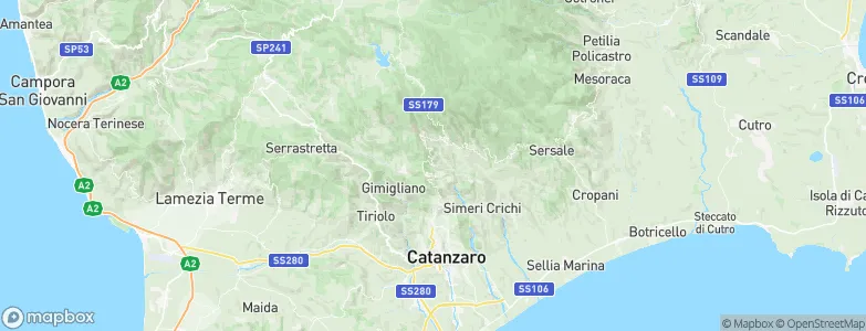 Fossato Serralta, Italy Map