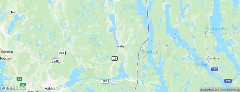 Fossby, Norway Map