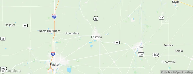 Fostoria, United States Map