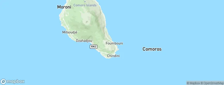 Foumbouni, Comoros Map