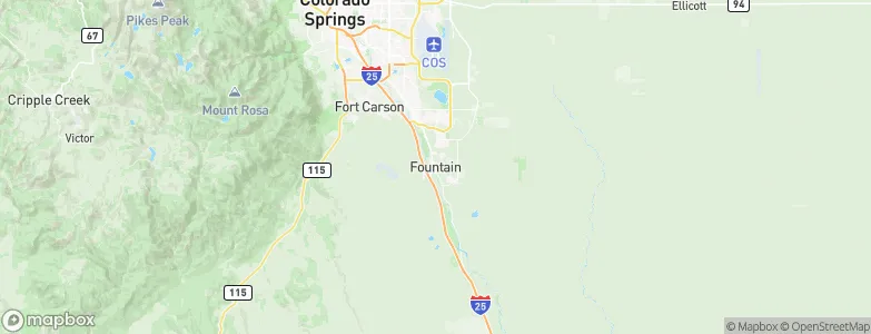 Fountain, United States Map