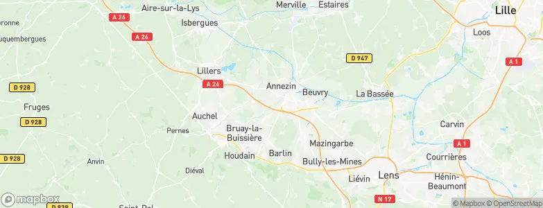 Fouquereuil, France Map