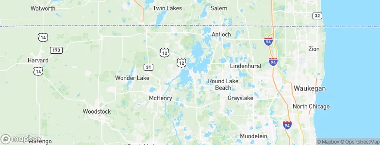 Fox Lake, United States Map