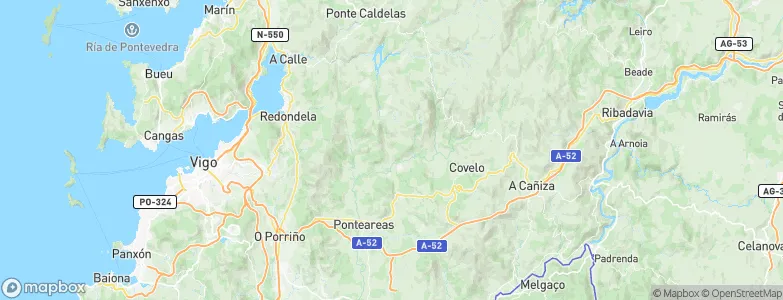 Frades, Spain Map