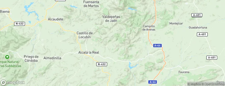 Frailes, Spain Map