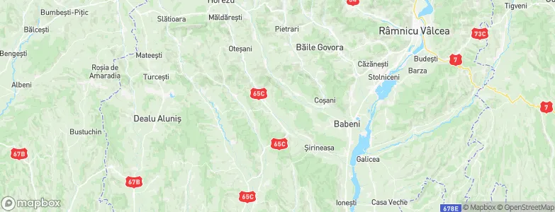 Frânceşti, Romania Map