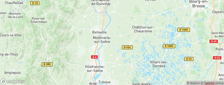 Francheleins, France Map