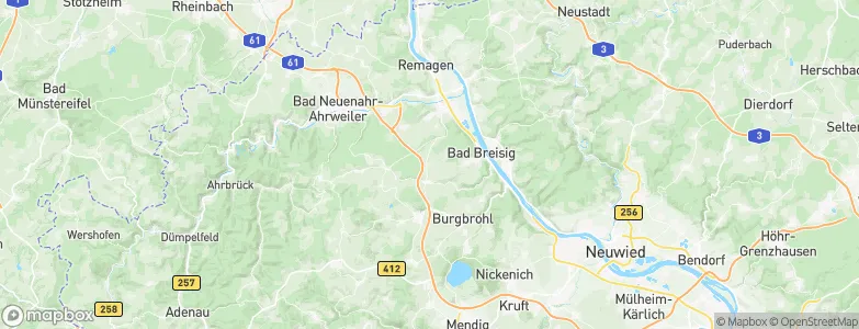 Franken, Germany Map