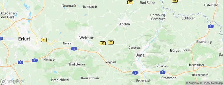 Frankendorf, Germany Map