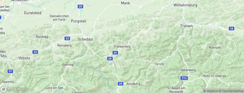 Frankenfels, Austria Map