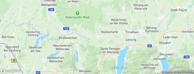 Frankenmarkt, Austria Map