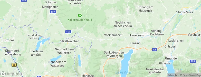 Frankenmarkt, Austria Map