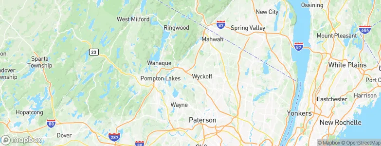 Franklin Lakes, United States Map