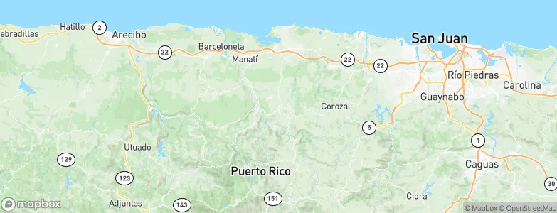 Franquez, Puerto Rico Map